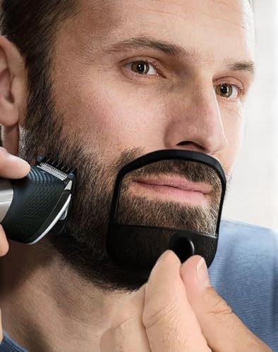 5 PCS Beard Shaper Set for Men - Goatee Shaper, Beard Lineup Tool, Beard Template & Stencil, Versatile Face Hair Styling Tool
