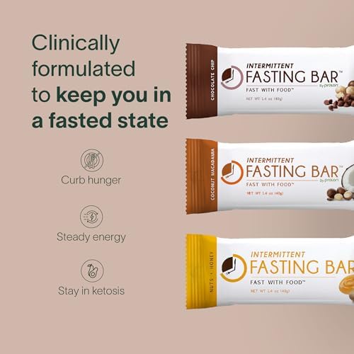 Prolon Fasting Bars | 5g Protein, 7g Fiber | Keto-Friendly, Gluten-Free, Dairy-Free, Plant-Based | Nutrition for Intermittent Fasting | Formulated to Not Break Your Fast | Coconut Macadamia Nut (12 Count)