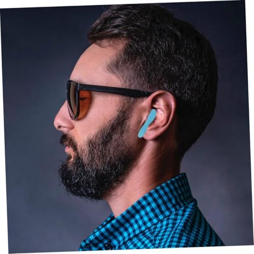 Waterproof Soundproof 2 Pairs Noise-reducing Swimming Earbuds Hearing Protection for Sleeping Studying Bathing Blue