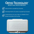Ortho Performance Relief Orthodontic Wax; Relief for Braces. In Scented Cases and a Variety of Scents. 10 packs of Relief Wax with Scented Cases by Ortho Technology (Chocolate)