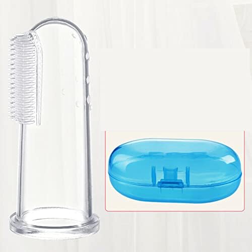 Magik 6~12 Pack Baby Finger Toothbrush Silicone Oral Massager Pets Infant Toddlers (6 Pack)