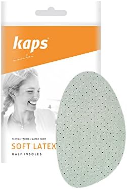 Kaps Soft Latex Half Shoe Insoles Inserts Comfortable Cotton & Latex