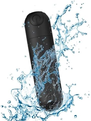 AmeMakye Mini Upgraded Rechargeable Handheld Waterproof Back Massager,Electric Portable Back Massager for Back Neck Shoulder Body,Black