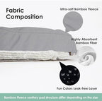 wegreeco 6 Pcs Reusable Menstrual Pads, Ultra Absorbent Cloth Pads for Heavy Flow, Sanitary for Teens, Women, Nonslip, Grey Inner, Black Outer, Medium