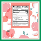 Aloe vera juice (Peach flavored) with bigger chunky pure aloe pulp (6 Packs) Plant based juice great for hydration and contains large aloe pulp. It is healthy for adults and kids