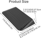 Threshold Ramp Mat Rubber Ramp Sweeper Climbing Indoor and Outdoor Anti-Slip Anti-Trip Household Step Mat(41 * 5cm)