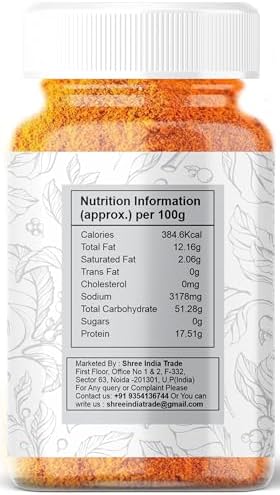 AYURVEDASHREE Sambar Masala (Lentil Soup Spice Blend) 100gm PET Jar | All Natural | Vegan | No Colors | NON-GMO | Indian Origin | Sambhar Masala.