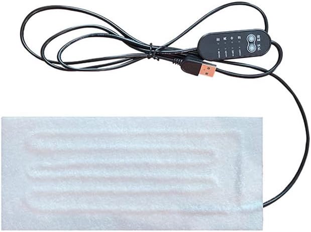 USB Heating Mat 5V Electric Heating Film Heater Pads for Vest Insoles Down for Winter Camping Warmer GIF Electric Heating Pad for Neck and Shoulders Back Legs