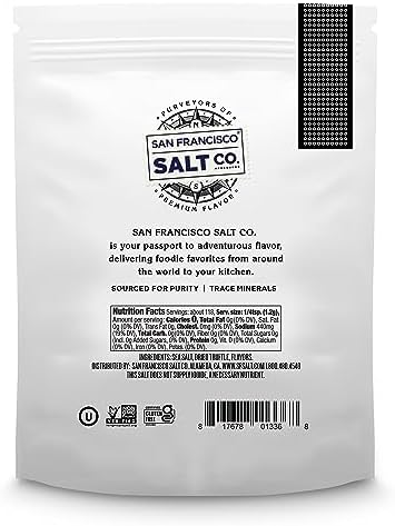 5 oz. Resealable Pouch - Authentic Italian Black Truffle Salt by San Francisco Salt Company