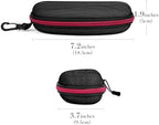 Linkidea EVA Razor Travel Case, Razor Blade Replacement Travel Case Bag, Travel Protect Razor Men Bag Compatible with Fusion 5 Power (Black)