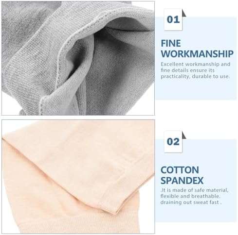 3 Pairs Elastic Elbow Brace Sports Support Sleeves with Breathable Padded Protection for Men and Women Scar Coverage, Black, Nude, and Gray for Outdoor and Athletic Use