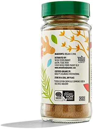 365 by Whole Foods Market, Organic Ground Cumin, 1.59 Ounce (Pack of 2)