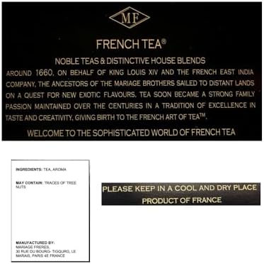 Mariage Freres, Marco Polo Black Tea 100g 3.5oz Loose Tea (1 Pack)