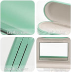 Eyeglass Case Double Sided Travel Size Cute Portable Contact Lens Box 2 in 1 Multifunction With Tool for Daily Outdoor Office