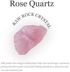 Apengshi Rose Quartz Raw Crystals 2PCS Natural Rough Rocks Healing Crystal and Stones DIY Raw Stones Meditation Fountain Garden Home Decor