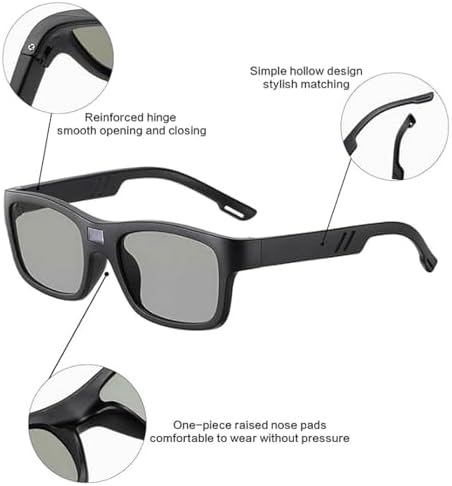 COTIA 0.1 Seconds Smart Photochromic Polarized Men's Sunglasses for Driving and Riding Day and Night Fishing Sun Glasses