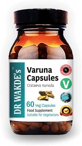 DR WAKDE's Varuna Capsules (Crataeva nurvula, 60 Veg Caps, Plant-Based Supplement, Ayurvedic Herb, All Natural, Vegan)