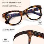 Reading Glasses for Women - Oprah Blue Light Reading Glasses with Spring Hinge, Anti-Glare/Eyestrain Computer Readers
