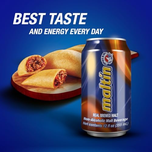 Maltin Polar Non-Alcoholic Malt Beverage – Natural Cane Sugar Drink (12-Pack)
