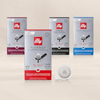 illy E.S.E. Coffee - Single-Serve Pods – Classico Medium Roast - Notes Of Chocolate & Caramel - For E.S.E Machines - Extraordinary Aroma & Body – 18 Count