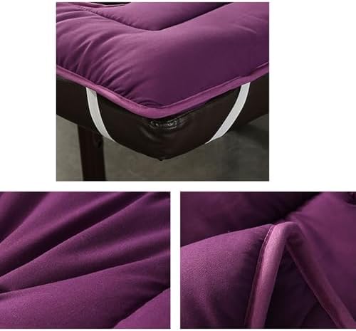 Beauty Massage SPA Table Padding Topper Salon Bed Mattress Lash Bed Cover with Face Hole, Elastic Band, and Washable Design