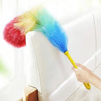 Microfiber Duster with Extension Pole,Bendable Head Feather Dusters,Multi-Surface Cleaning for High Ceiling,Furniture,Car (Color : A)