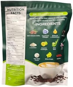 Fit Gum Collagen Chia Coffee - 11 in 1 Coffee Mix (3 Packs)
