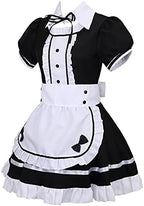 Colorful House Women's Cosplay French Apron Maid Fancy Dress Costume