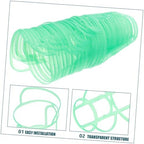 30pcs Reusable Plastic Infusion Bottle Covers Durable Hanging Nets for Saline Bottles Quick Installation Secure Support for Hospital Home Use