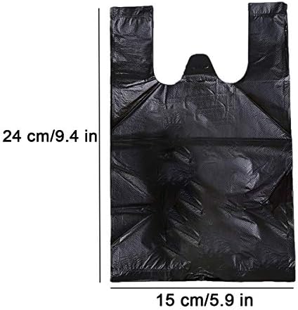 Sanitary Napkin Disposal Bags, 200 PCS Personal Disposal Bags For Women Trash Bags With Handle For Feminine Hygiene Product - Black