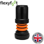 Flexyfoot Shock Absorbing Crutch Ferrule - Black - 22mm