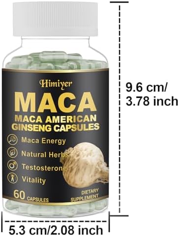Himiyer Daily Male Nutritional Supplements Capsules – Dietary Supplement, 60 Capsules -1Bottle