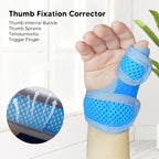 Semme Left Hand Thumb Splint for Kids, Thumb Wrist Stabilizer, Thumb Brace Corrector, with Finger Sleeve, Joint Correction Support Brace, (s)