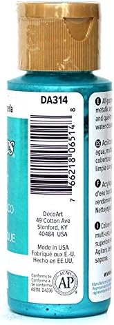 DecoArt DA314-3 Dada314-3 Paint Acrylic Peacock Pearl 2 Oz