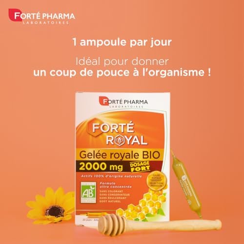 Forté Pharma Organic Royal Jelly 2000mg 20 Phials