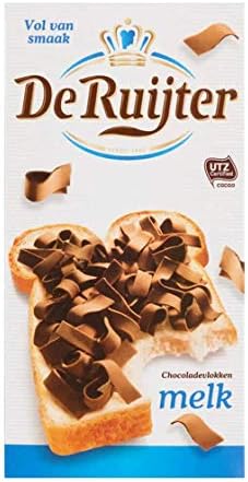 Deruyter ChocoadeVlokken Melk(Milk Chocolate FLAKES), 10.5-Ounce Box