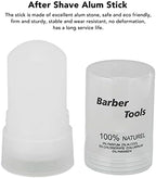 After Shave Alum Stick, Skin Soothing Relief, Portable Design, Alum Stone for Men with Nicks, Cuts or Redness