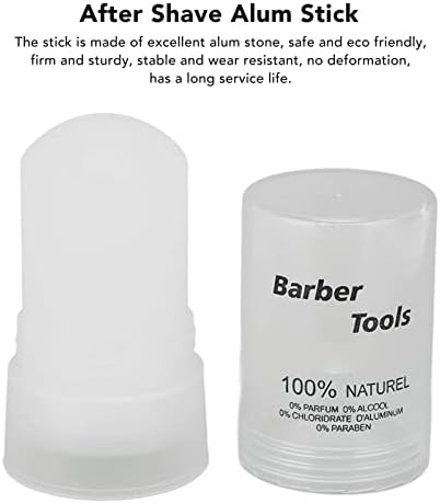 After Shave Alum Stick, Skin Soothing Relief, Portable Design, Alum Stone for Men with Nicks, Cuts or Redness