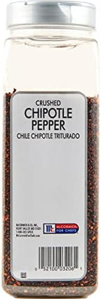 McCormick Culinary Crushed Chipotle Pepper, 16 oz - One 16 Ounce Container of Dried Chipotle Pepper Seasoning for a Smoky Sweet Flavor, Perfect for Meats, Sauces, Marinades, Soups and More
