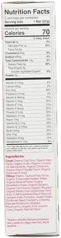 Yumi, Bars Toddler Strawberry Rhubarb Organic, 3.7 Ounce