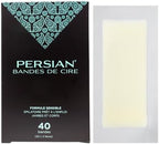 Persian Legs & Body Wax Strips (40 strips), Hair Removal Waxing Strips for Legs, Body, Bikini, Arms, Underarms with After care Oil, Pack of 1 (CSB)
