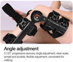 PopieL Adjustable Knee Brace Men Women Knee Injury and Fracture Rehabilitation Brace Lightweight Orthopedic Support Stabilizer for Right/Left Leg