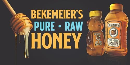 Bekemeier's 100% Pure, Raw Orange Blossom Honey - 16 ounces Squeeze Bottle