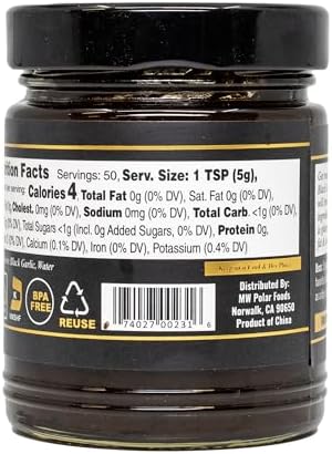 MW Polar Black Garlic Puree (Original) 8.8oz (Pack of 1)