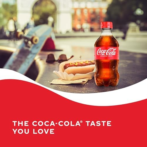 Coca-Cola Soda Soft Drinks, 12 fl oz Bottles, 8 Pack - Classic Cola Soft Drink Pack