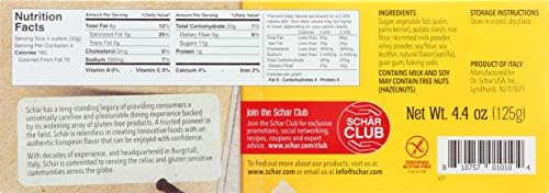 Schar Vanilla Wafers, Gluten Free, 4.4-ounces (Pack of 6)