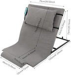 Adjustable Power Lifting Bed Backrest,Electric Lifting Backrest w/Remote Control Device,Electric Auxiliary backrests,Sit-up Back Rest Chair 660lbs Capacity (Grey)