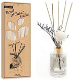 VFULIE 100PCS Reed Diffuser Sticks, 10 Inch Natural Rattan Wood Sticks Essential Oil Aroma Diffuser Sticks Refill Replacement for Aroma Fragrance ((Primary Color))