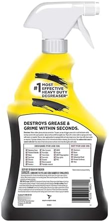 Easy-Off Heavy Duty Degreaser, Removes Grease & Grime, For Kitchen, Garage, Outdoor & More 32oz