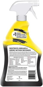 Easy-Off Heavy Duty Degreaser, Removes Grease & Grime, For Kitchen, Garage, Outdoor & More 32oz
